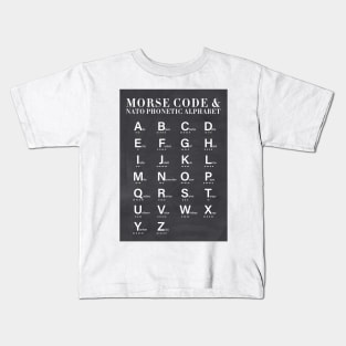 Morse Code Kids T-Shirt